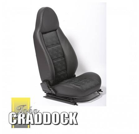 Waterproof Modular Seat Cover Black Nylon Pair