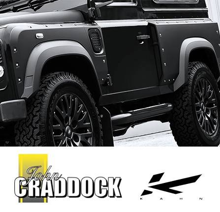 Kahn Defender 90 Wide Track Arch Kit Front and Rear (No Side Grill)