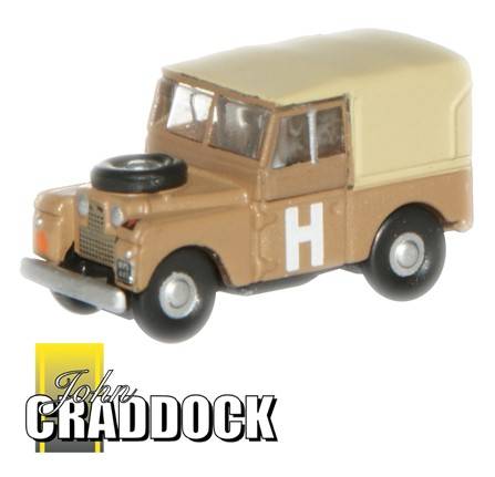 Oxford Diecast Model - Land Rover Series 1 88 Sand/Military Scale 1:148