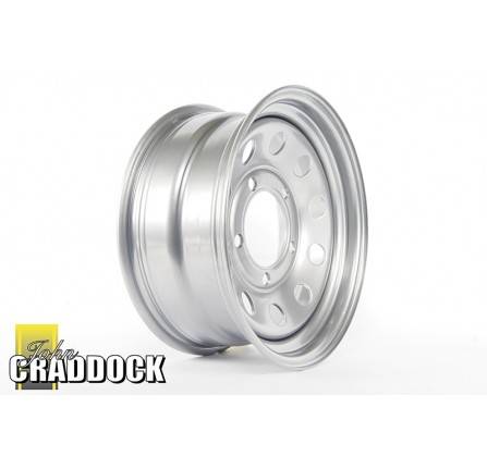 7X16 Silver Modular Steel Wheel 5/165 ET0 Load Rating 1050KG