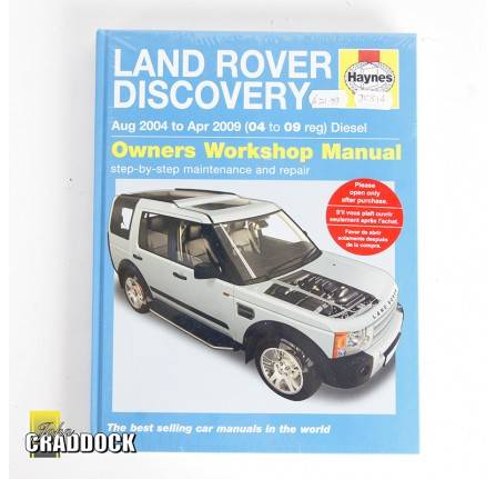 Haynes Land Rover Discovery 3 Owners Workshop Manual Aug 2004 to April 2009 Diesel