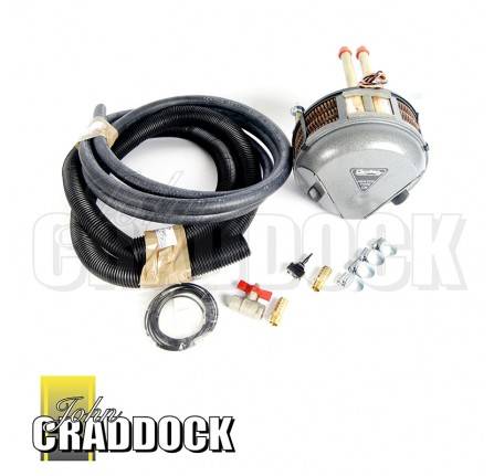 Circular Heater Kit with Demisters Hoses 1953/67 No Vents
