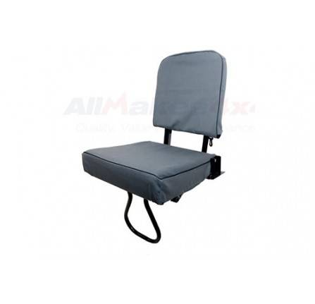Load Area Tip up Grey Canvas Single Seat Cover to Clear Green Perseat Inward Tipup Rear Occassional Seats
