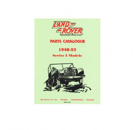 Land Rover Series 1 Models Parts Catalogue 1948-53