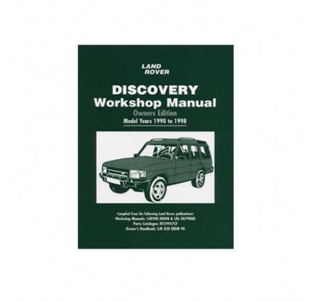 Workshop Manual Discovery 1990 - 1998 Owners Edition Brooklands