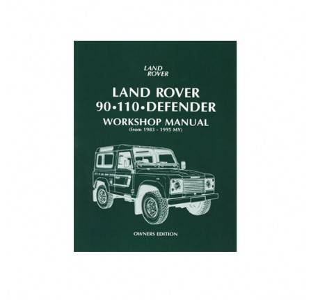 No Longer Available Workshop Manual Defender 90/110