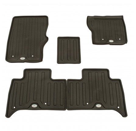 Genuine Espresso Rubber Mats Full Set - Discovery 5 RHD Front and Rear Floor Set