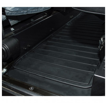 Rubber Mat Set for 2ND Row Seats 4 and 5 Door Vehicles Defender 110 2007 Onwards Single