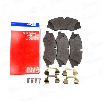Unipart Front Brake Pads Discovery 4/5 and Rrs 2010 on and Range Rover 2013 on (with Fixings)