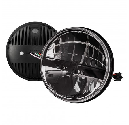 Trucklite 7" Led Defender RHD Headlamps 12/24V - Pair