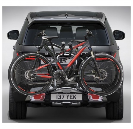 Bike Carrier Rack Tow Ball Mounted - Range Rover 2002 on and Discovery 3 4 and 5. All Range Rover Sport, Velar, and Evoque 2019 Onward Genuine Land Rover