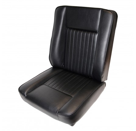 Deluxe Seat Cushion Outer Black Vinyl