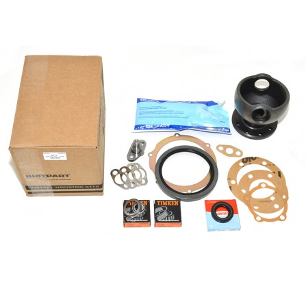 OEM - Swivel Kit Discovery 1 and Range Rover Classic with 12mm Seals Kit Includes Swivel Housing Swivel Pin Brg Gasket Oil Seals Plate Shims Joint Washers Swivel Pin Upper and Grease