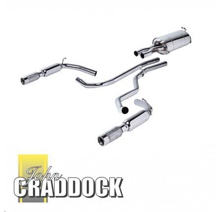 Stainless Steel Exhaust System Range Rover Sport 4.2 V8 Supercharged. Double S Stainless Exhaust System Kit Contains Centre Box/LH & RH Link Pipes, LH & RH Rear Silencers