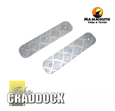 Bumper Treadplates Long Inc. S/S Fittings - Anodised Pair by Mammouth