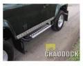 DEFENDER 90 SIDE STEPS ALLMAKES CHEQUER PLATE