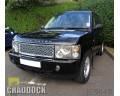 CHROME AND SILVER FRONT GRILLE FOR RANGE ROVER L322 02 - 05 BADGE REQUIRED DAH500330 UPTO VIN 6A
