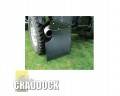BRITPART MUDFLAP REAR LH 90/110 FROM WA159807 TD5 ONWARDS