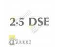 2.5 DSE DECAL RANGE ROVER TAILGATE SILVER 95-02