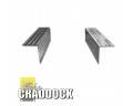 3mm CHEQUER PLATE SILVER STATION WAGON 110 REAR SEAT BOX PROTECTORS