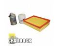 300TDI DISCOVERY FILTER SET COMPROMISING OF OIL AIR AND FUEL FILTER