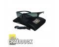 ALBERTA SUNGLASSES BLACK WITH POLARISED LENS AND CARRY CASE  WITH LAND ROVER LOGO