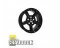 16X8 BLACK GLOSS ZU LAND ROVER ALLOY WHEEL 38MM OFFSET