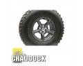 16X8 ANTHRACITE ZU ALLOY 38MM OFFSET