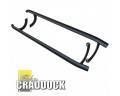 DISCOVERY 2 SIDE BARS TEXTURED BLACK EASY FIT NO DRILLING
