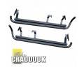 DEFENDER 110 SIDE STEPS O.E 2 BAR RUBBER COATED 172 x 37 x 39 cm