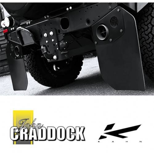 PKDEFMUDFLAPS Kahn Rear Mud Flaps ( Toughened Rubber ) Pair Will