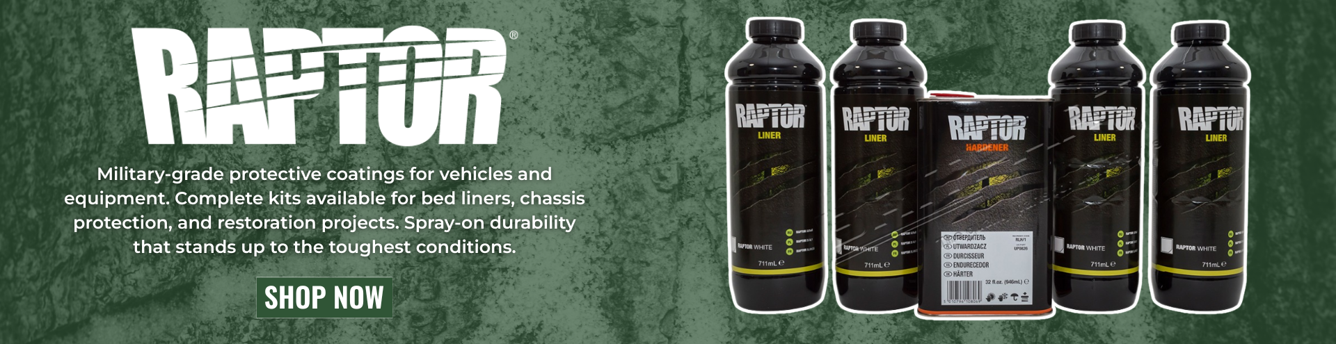 Raptor Coatings at John Craddock Ltd