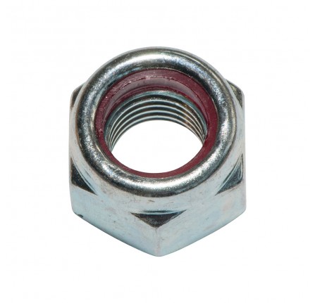 Self Locking Nut 7/16 Bsf P-type Zinc/Clear - Qty 100