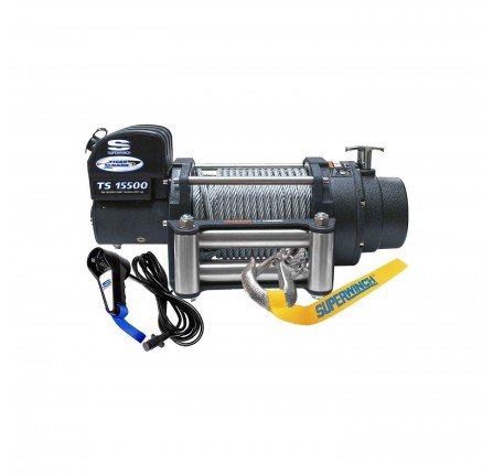 Superwinch Tiger Shark 15500LB 12V Winch with Roller Fairlea