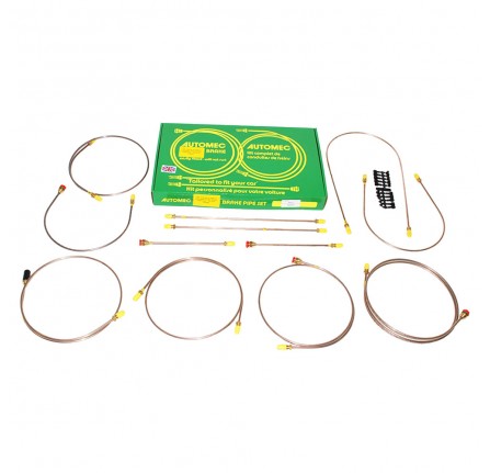 Brake Pipe Set Series 3 (88) Dual upto 1980 Metric & Imperial