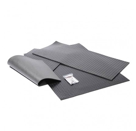 Rear Acoustic Load Mat 3 Piece Matting System Covers Wheel Arches and Floor 90 Degree Arches Only