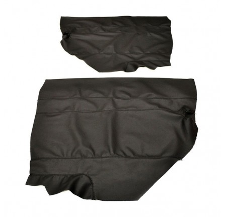 Door Trim Cover Kit 2ND Row Pair Defender - Xs Vinyl - Black