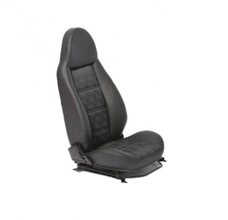 Waterproof Modular Seat Cover Black Nylon Pair