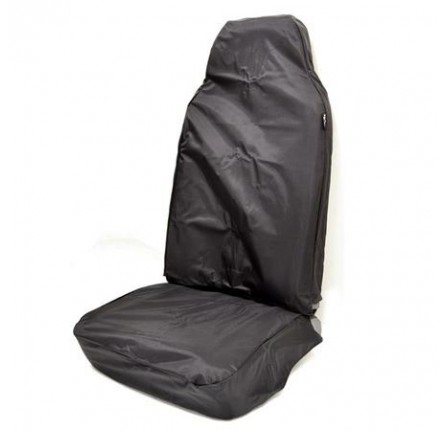 Waterproof Seat Cover Classic High Back 2ND Row Seat Black Nylon