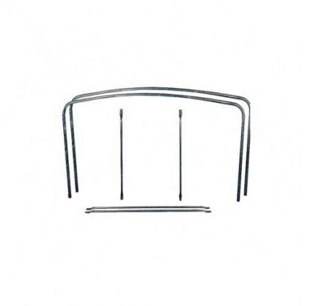 Hoodsticks and Frame Complete Set 1948-53 Curved