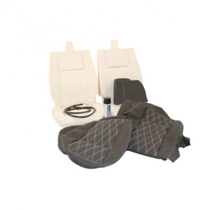 90/110 Front Outer Two Seat Retrim Kit <2007 dia Mond White Xs