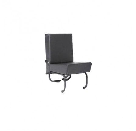Seat Base Second Row in Grey Vinyl Standard 2ND Row Base Dark Grey Vinyl