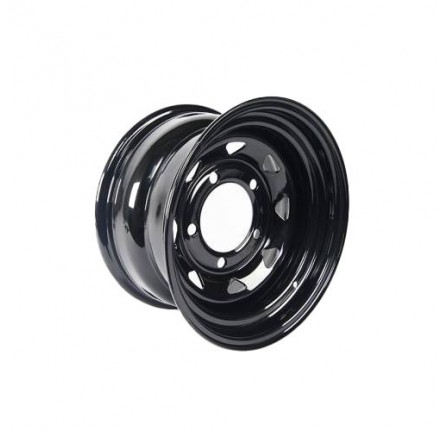8X15 Black 8 Spoke Steel Wheel 5/165 ET0 +8mm 5/165