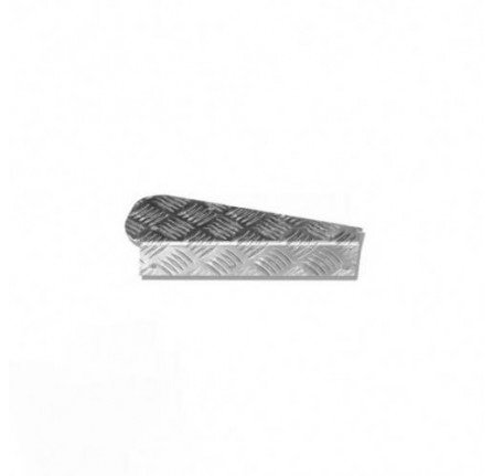 Chequer Plate Mudflap Brackets 90 2mm 1 Pair