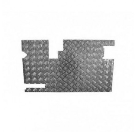 Chequer Plate Inner Rear Door with Wiper Torsion Bar Stay No Dove Tail