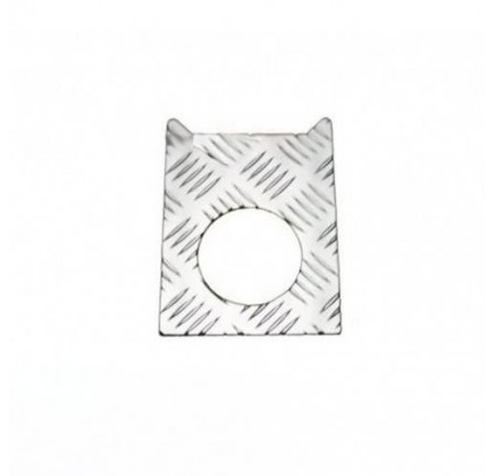 2mm Chequer Plate for Fuel Filler Aperture Defender 90 upto 1998 and 110 upto 1993