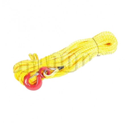 RIG12 Winch Synthetic Rope 10mm x 30M with Hook B/S 9000KGS