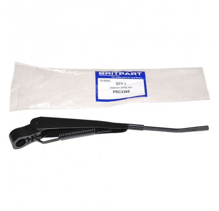 Wiper Arm Series 3 Black with 20 Degree Crank RH