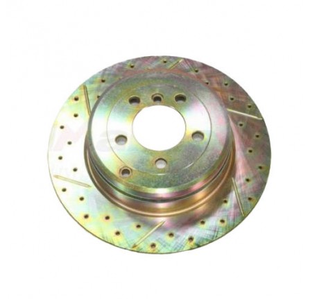 Terrafirma Brake Discs X2 Rear Cut & Grooved Range Rover L322 2002 on