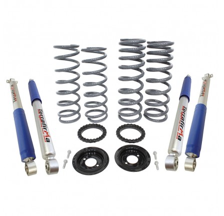Terrafirma Air to Coil Conversion Kit +2" Lift Medium Load Long Shocks Discovery 2